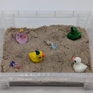 Duck Pond Sensory Garden, Sensory Bin Set, Mini Resin Worlds, Sensory ...