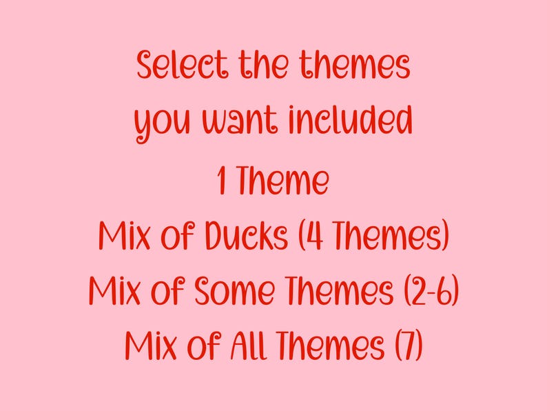 Resin Valentine Playsets, Resin Duck Valentines, class valentines, valentine party favor, classroom valentines, kids valentines, image 3