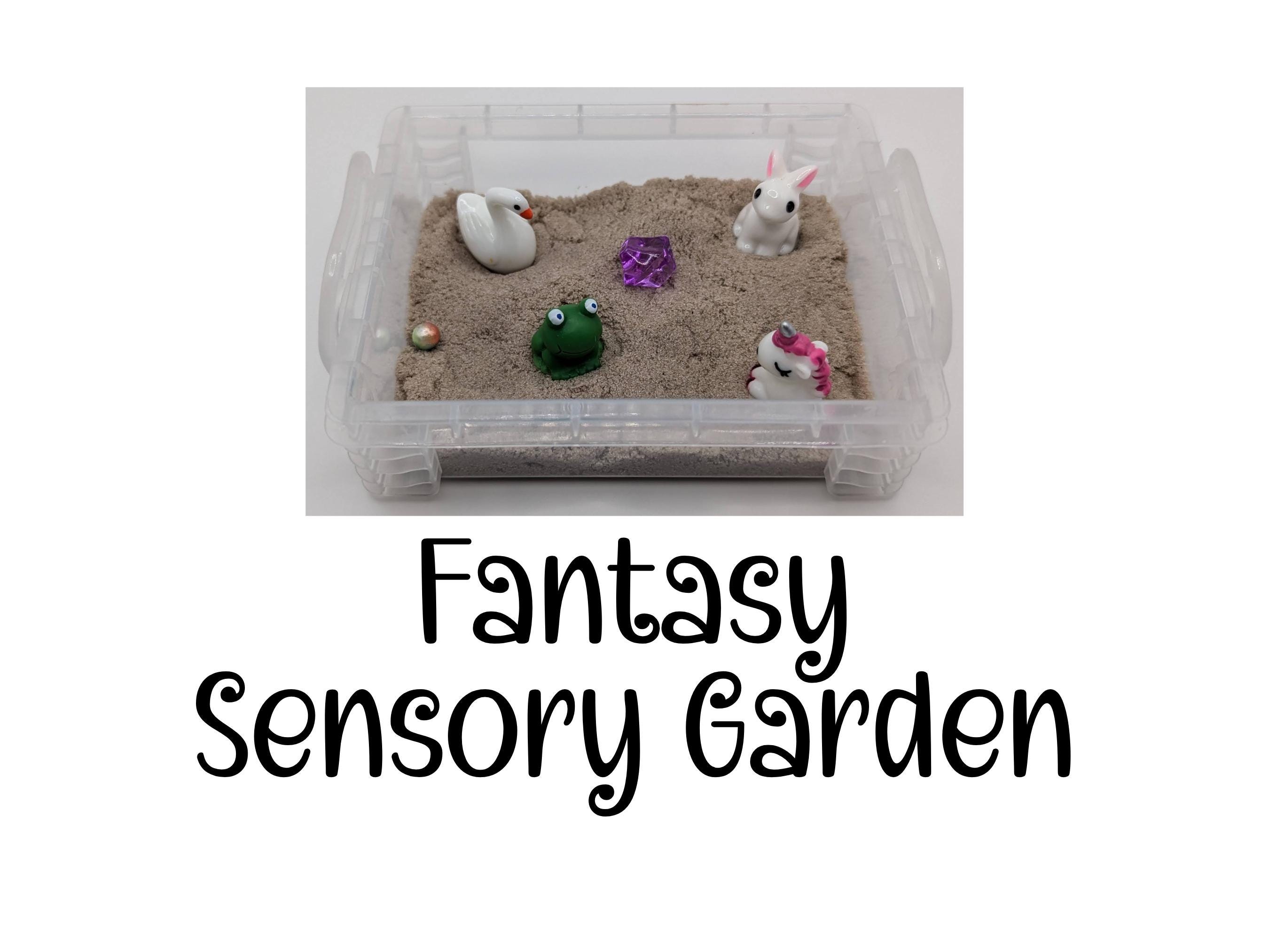 Fantasy Sensory Garden, Sensory Bin Set, Mini Resin Worlds, Sensory ...