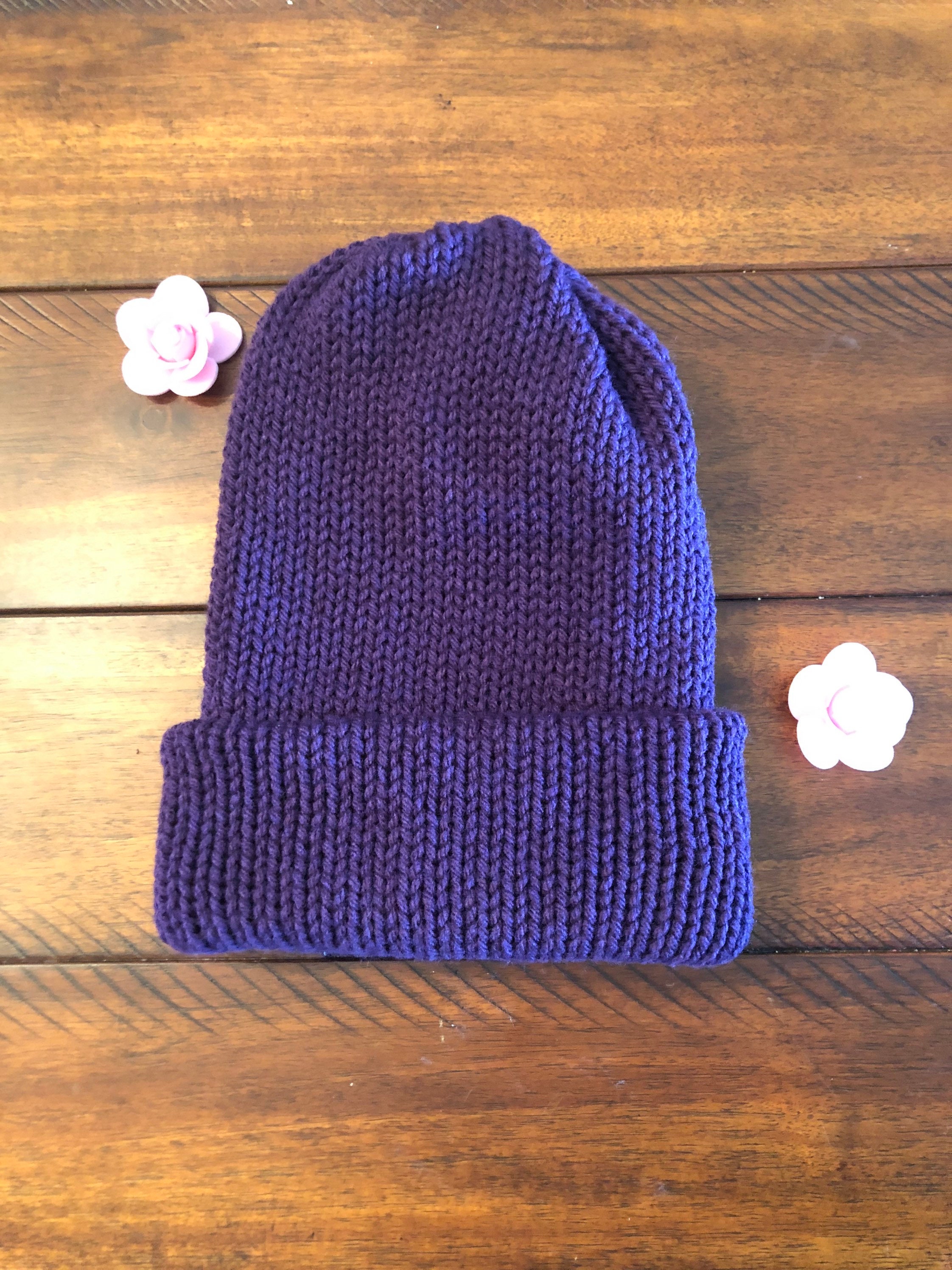 Knit Beanie, Various Colors - Etsy