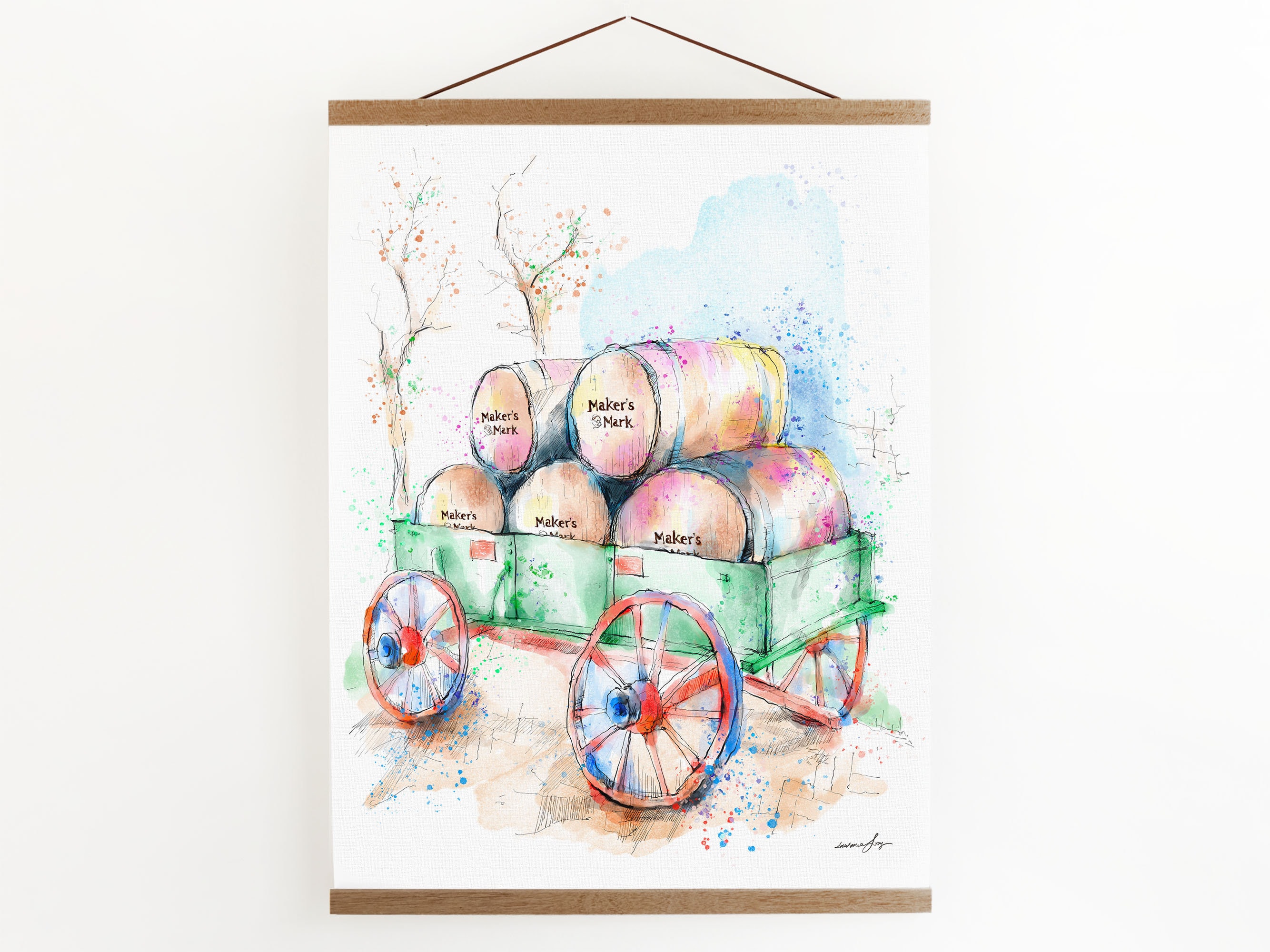 Makers Mark Painting - Etsy