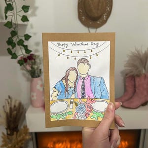 Handmade Custom Greeting Card – Personalized & Hand-Drawn
