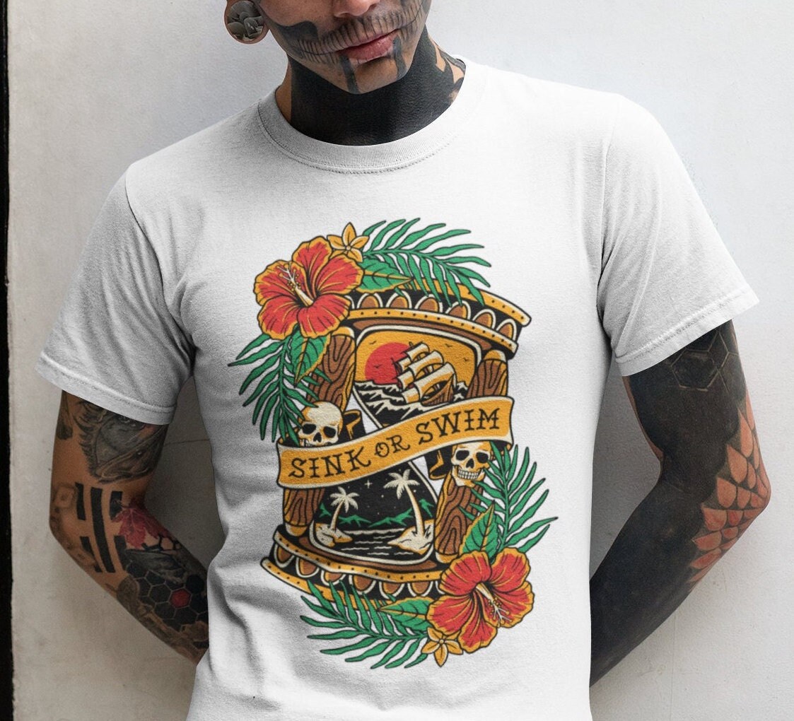 Traditional Tattoo Shirt - Etsy Traditional Tattoo Shirt - Etsy