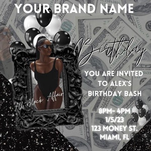 Birthday Flyer | DIY Flyer Template Design| Party Flyer| Birthday Celebration | Lash Flyer | Premade Flyer