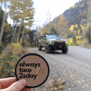 Toyota Tacoma Quicksand Tan Brand Patch