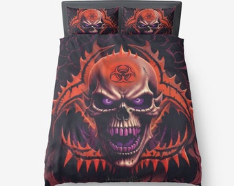 Bio Skull 125 Microfiber Duvet Cover