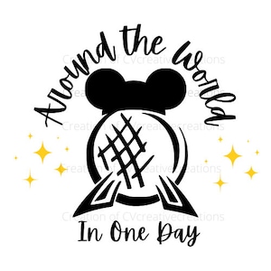 Around the World Epcot SVG