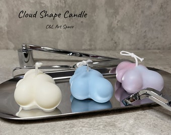 Cloud Candle |Shaped Candle |Home Decor |House Warming Gift |Soy Wax & Beeswax |Wedding Gift |Birthday Gift