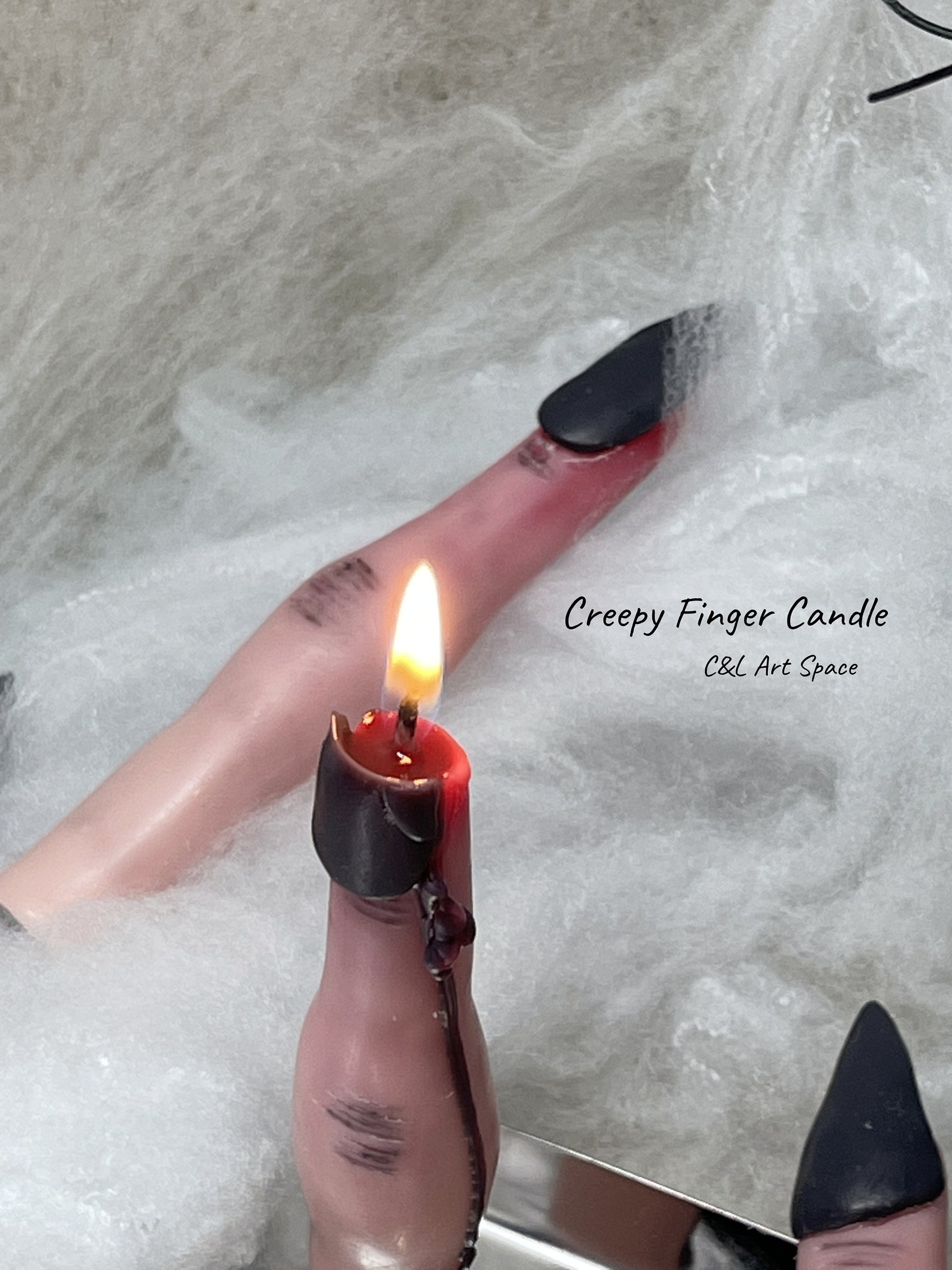 Finger Candle| Bleeding Candle| Halloween Candle| Witch Finger Candle ...