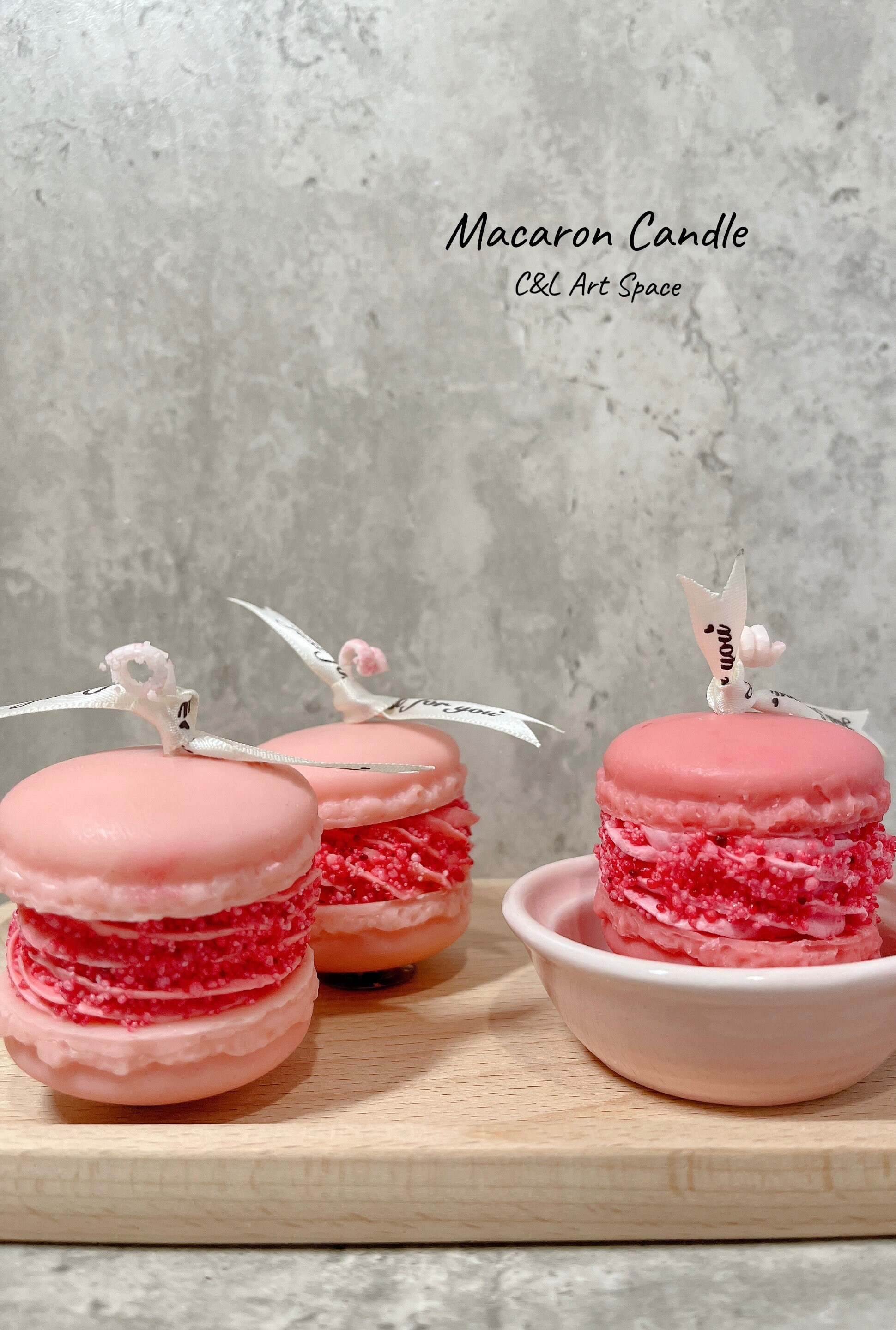 UPFLICK Cupcake Candle Macarons Cute Birthday Gifts for Women Home  Decorative Cake Scented Pink Candle Funny Unique Couple Gift Wedding Favors