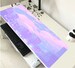 Pink Starry Night Sunset Desk Pad 