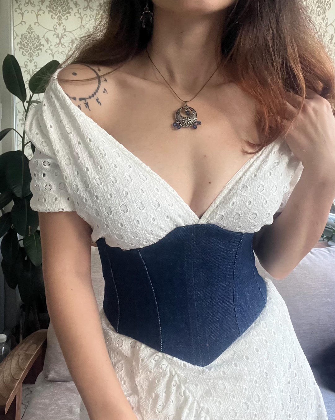 Baldwin Denim Underbust Corset