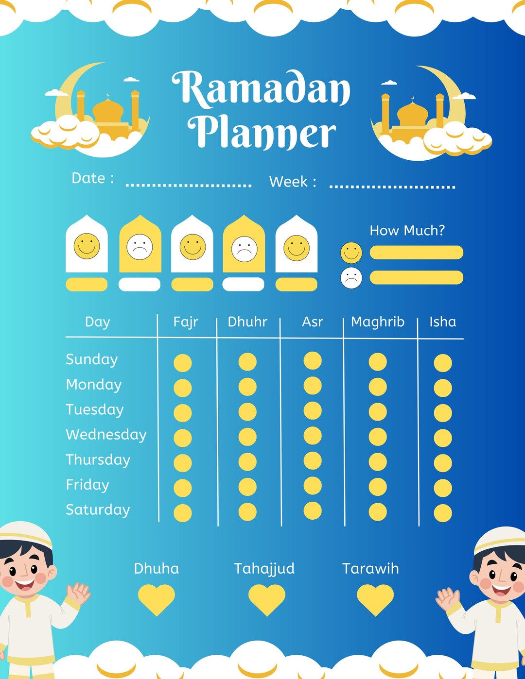 2023 Ramadan Planner Digital Ramadan Planner Ramadan Planner Etsy