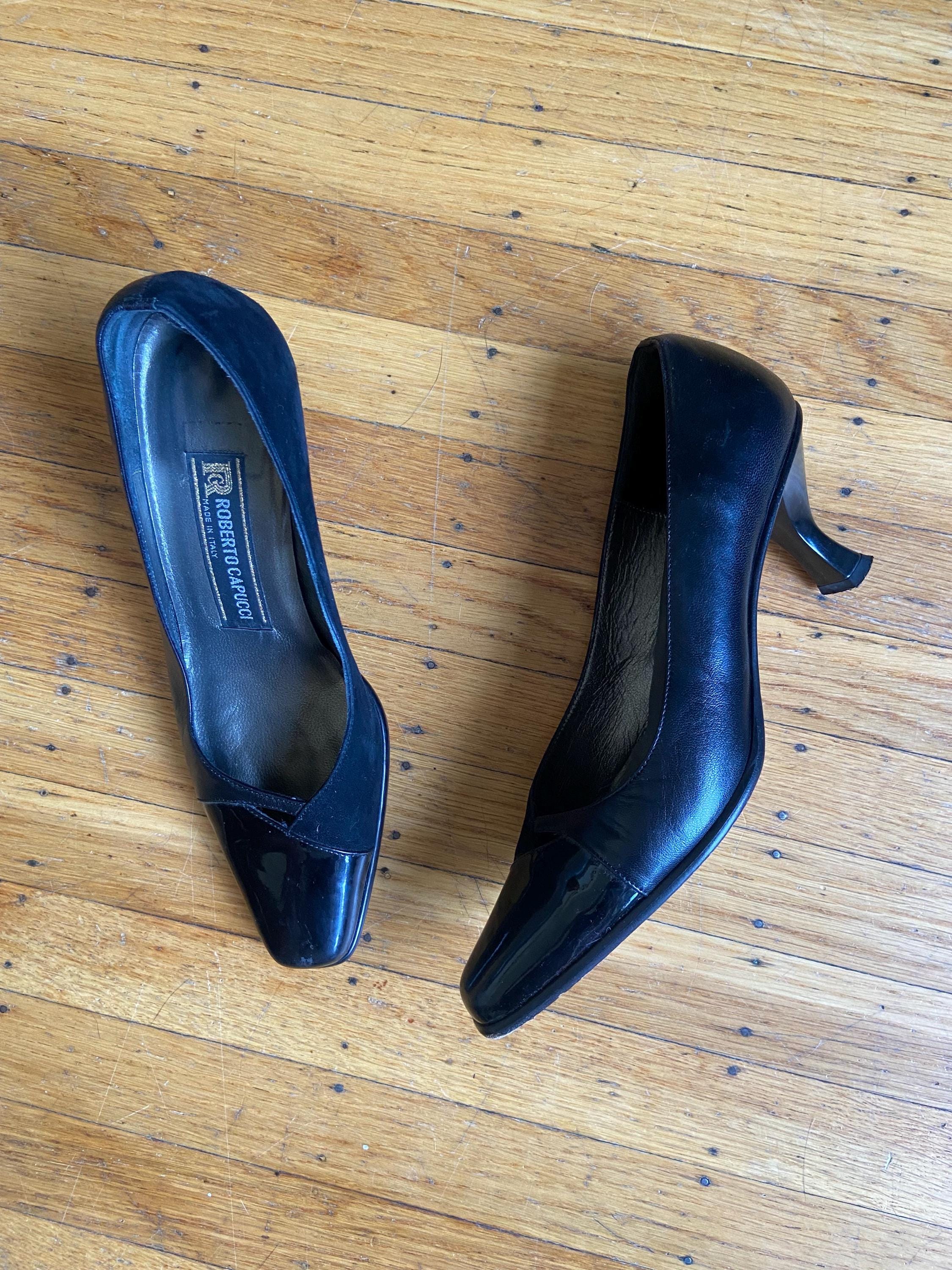 Escarpins Claudio Fracassa Bordeaux - Taille 37.5, Talons 3.5 Pouces, Daim, Occasion