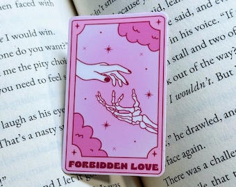 Forbidden Love Sticker, Romantasy Stickers, Bookish Stickers, Kindle Stickers, Book Trope, Romance Reader, Fantasy Book Lover