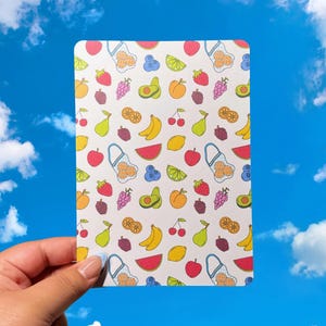 Fruity Pattern Inserts, Kindle Decor, Kindle Insert, Colorful Inserts, Paperwhite, Cardstock Insert, Kindle Accessories