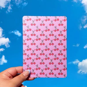 Cherries Insert, Kindle Decor, Kindle Insert, Colorful Inserts, Paperwhite, Cardstock Insert, Kindle Accessories