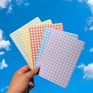 Gingham Kindle Inserts, Kindle Decor, Kindle Insert, Colorful Inserts, Paperwhite, Cardstock Insert, Multipack, Kindle Accessories