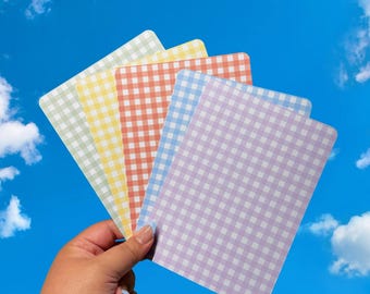 Gingham Kindle Inserts, Kindle Decor, Kindle Insert, Colorful Inserts, Paperwhite, Cardstock Insert, Multipack, Kindle Accessories