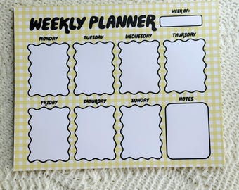 Weekly Planner Notepad