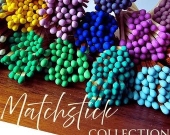Colorful 3-inch Matchstick Refills | Candle & Cigar Accessory