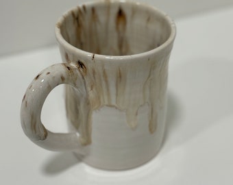 Calla Mug, handmade, hand glazed, artist signed