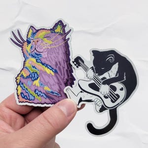 ベース猫マグネット / レインボー猫マグネット、かわいい猫マグネット、猫マグネット、かわいいマグネット、冷蔵庫マグネット、冷蔵庫の装飾、猫アート、猫の装飾、猫マグネット