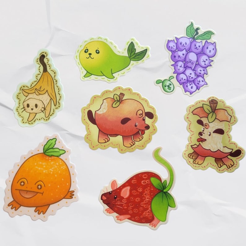 Adhesivo de vinilo Banana Cat, pegatina impermeable para portátil, regalo original ALL Stickers