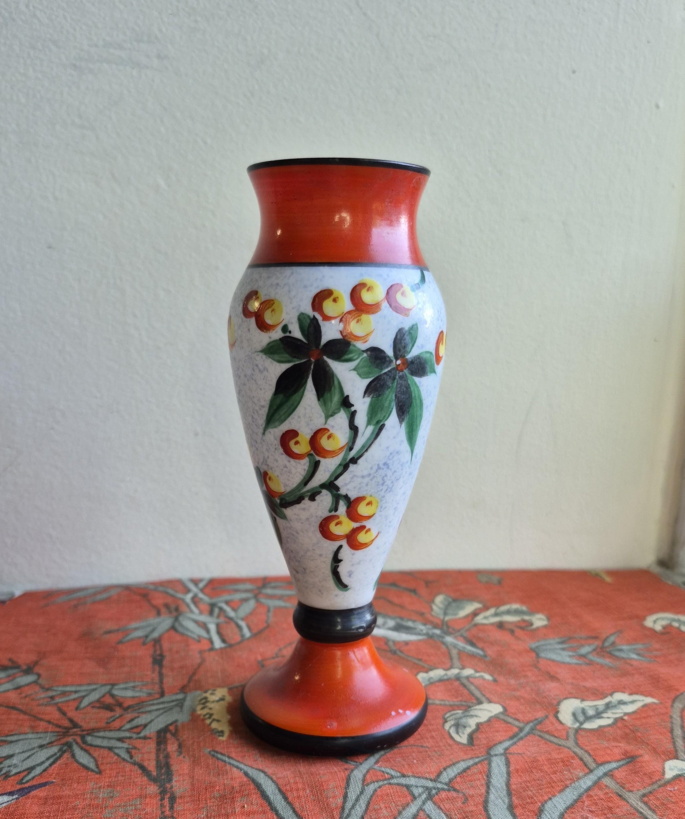 Vintage Czechoslovakia Vase - Etsy