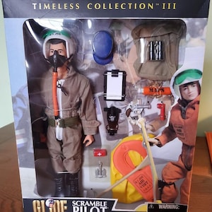 Action Figures Gi Joe Scramble Pilot 1/6th Scale Hasbro GI Joe