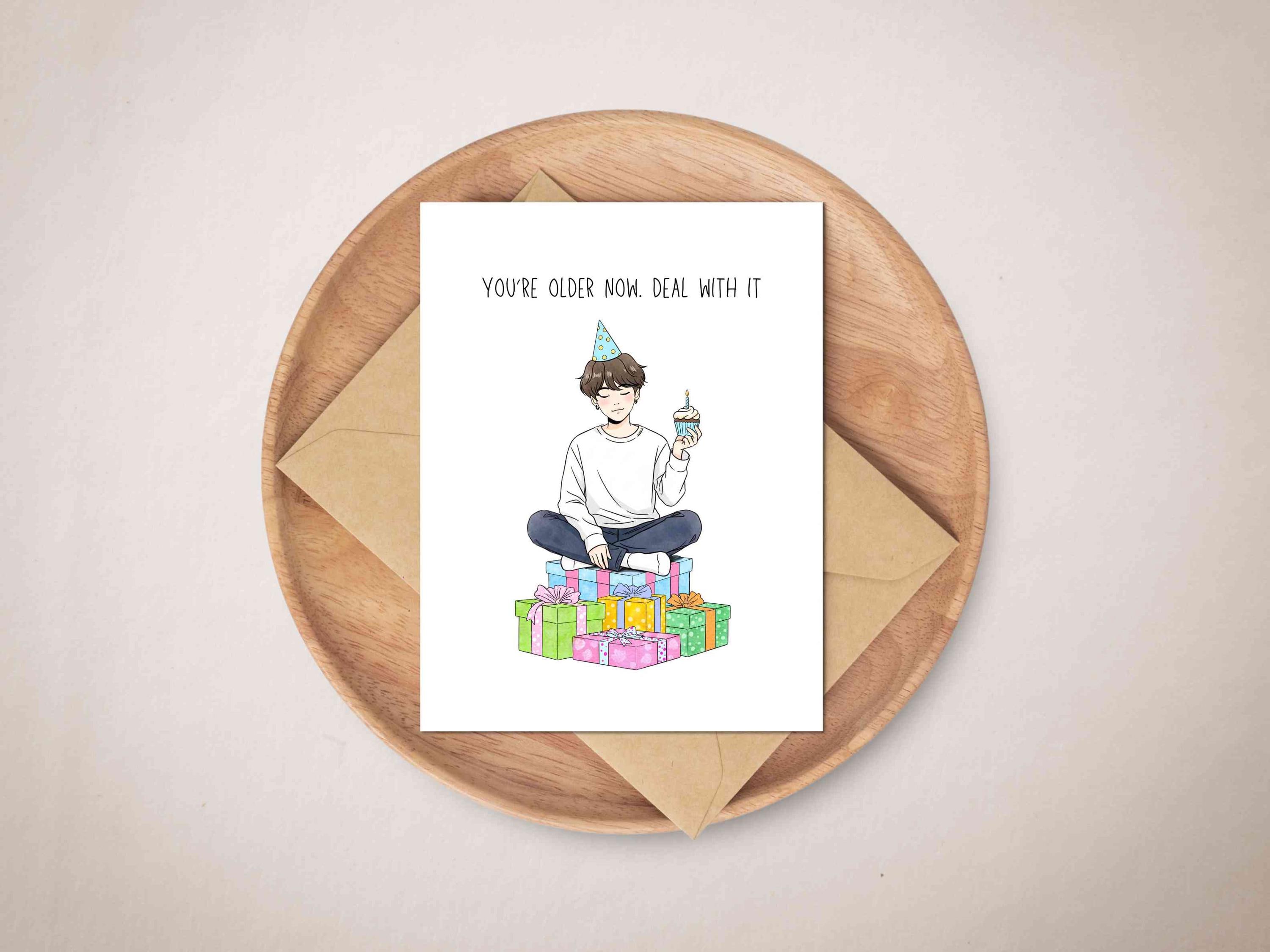 Bts Greeting Card - Etsy