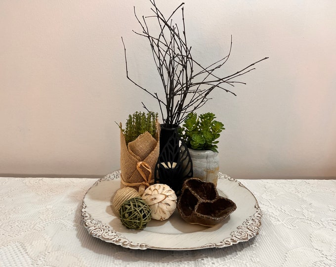 Nature Centerpiece, Coffee Table Centerpiece, Centerpiece for Coffee