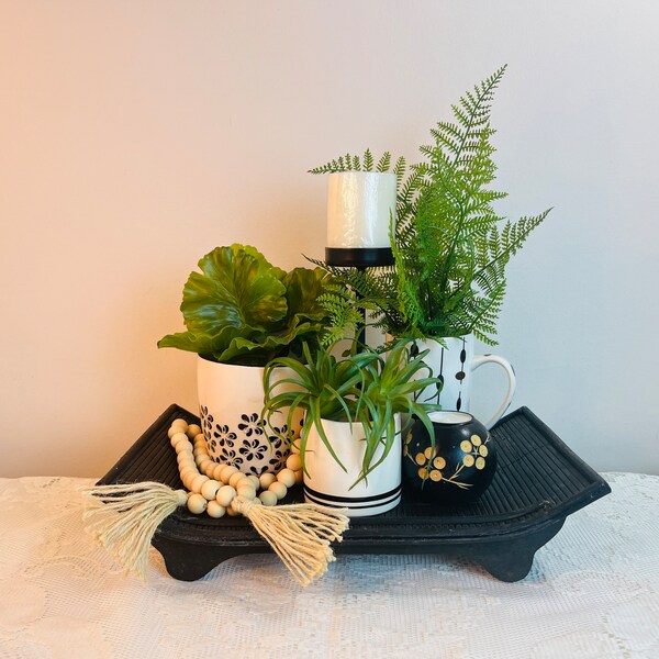Black Centerpiece - Etsy