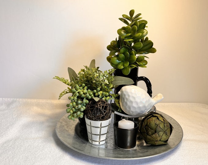 Modern Centerpiece Coffee Table Centerpiece Floral Etsy