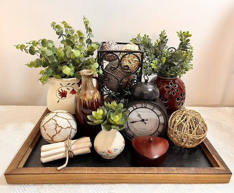 Traditional Centerpiece Coffee Table Centerpiece Table Etsy