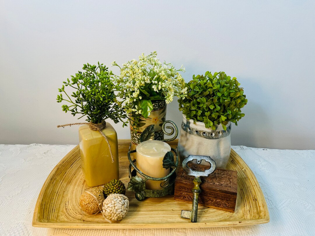 Yellow Centerpiece Yellow Arrangement Coffee Table Etsy