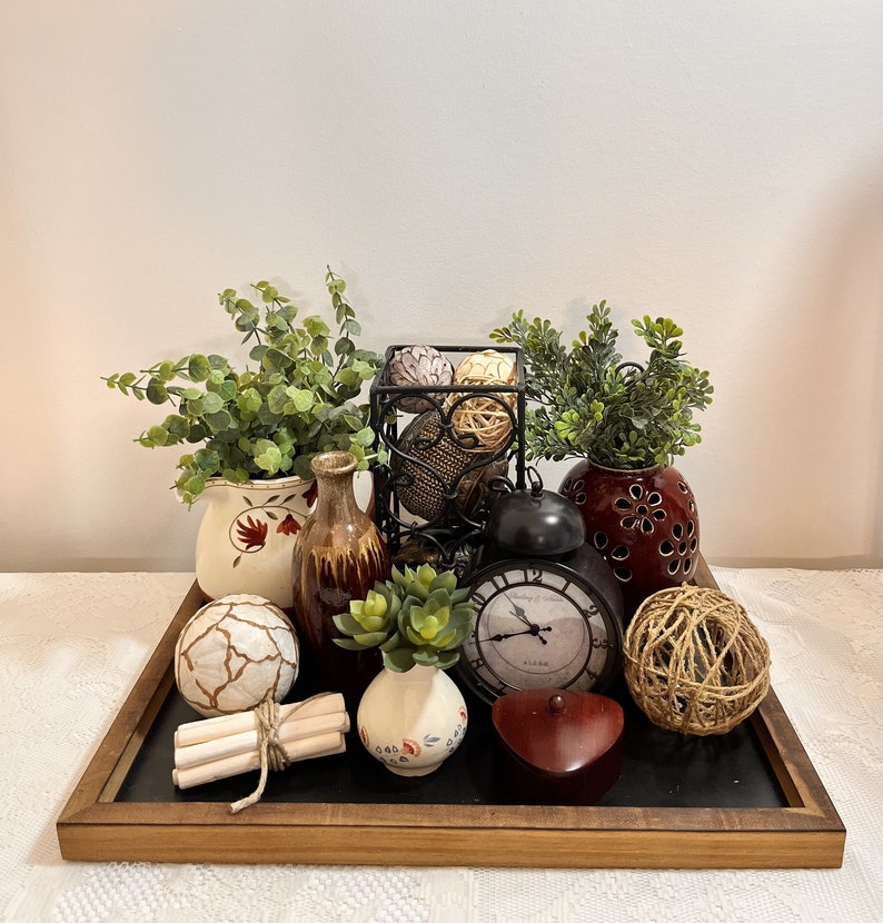 Traditional Centerpiece Coffee Table Centerpiece Table Etsy