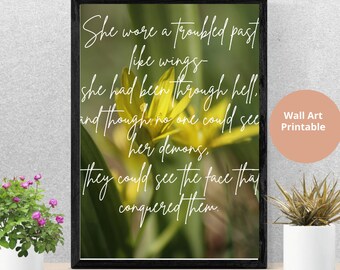 Demons Quote Print Etsy France