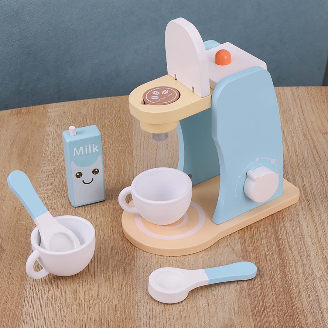 Kids Wooden Toy Kitchen Tool Set Children Pretend Play Etsy
