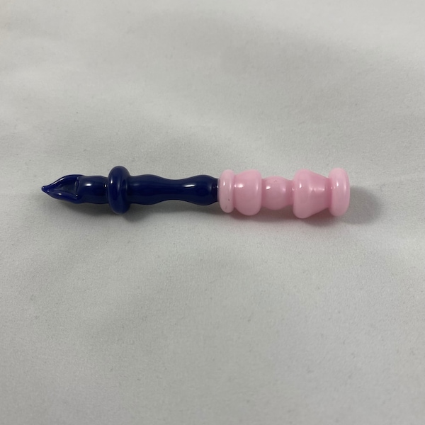 Pink & Purple Glass Wax Carving Tool - Dauber