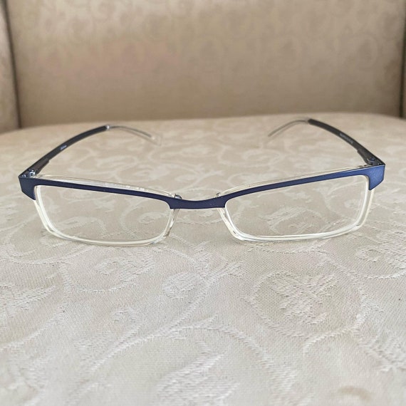 Mod.47014 Rectangle Half Rim Eyeglasses Frame