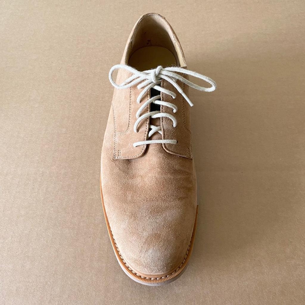 Men's Suede Lace Up Dress Shoes,Classic Hand Stitching Retro Sue 並行輸入品 | Men\u0027s Suede Casual Dress Shoes Lace-up Full Grain