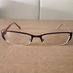 Lucky Brand Casey Half Rim Rectangle Eyeglasses Frame