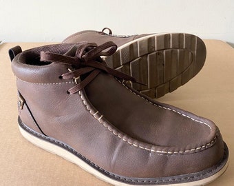 Joe’s Jeans Brown Moc Toe Chukka Boots Men’s Size 10.5 Casual Lace Up Shoes Joe main image 4
