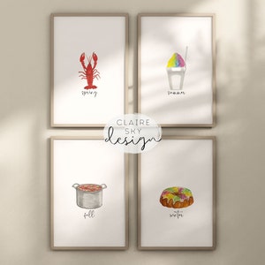 louisiana art | louisiana decor | louisiana prints | printable louisiana wall art | cajun art | louisiana kitchen decor | new orleans art