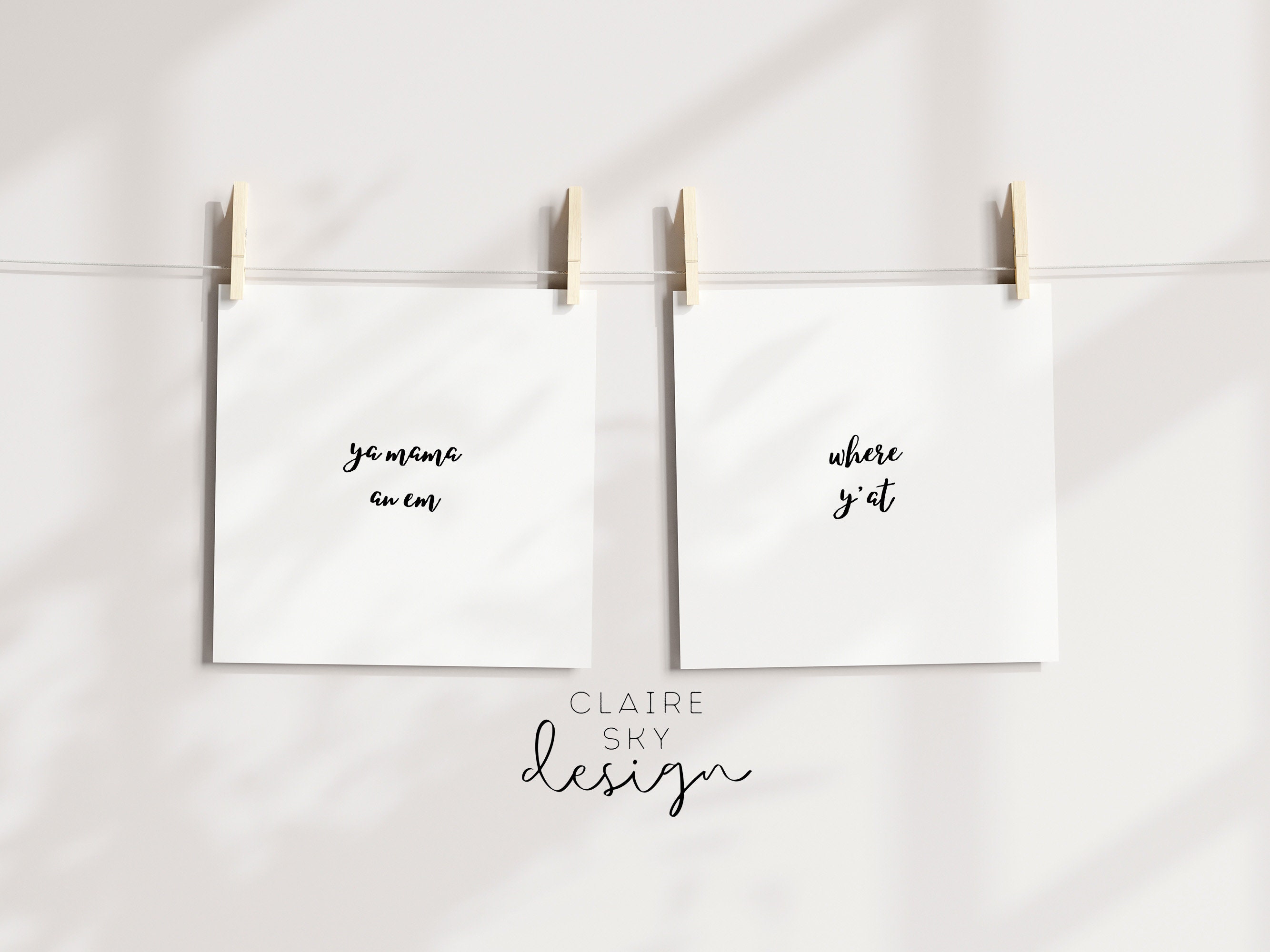 Cajun Decor Prints Set New Orleans Sayings Nola Print Louisiana Print