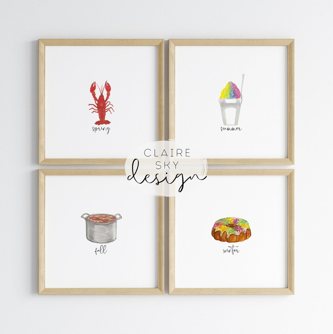 Louisiana Kitchen Decor New Orleans Kitchen Art Nola Print Cajun