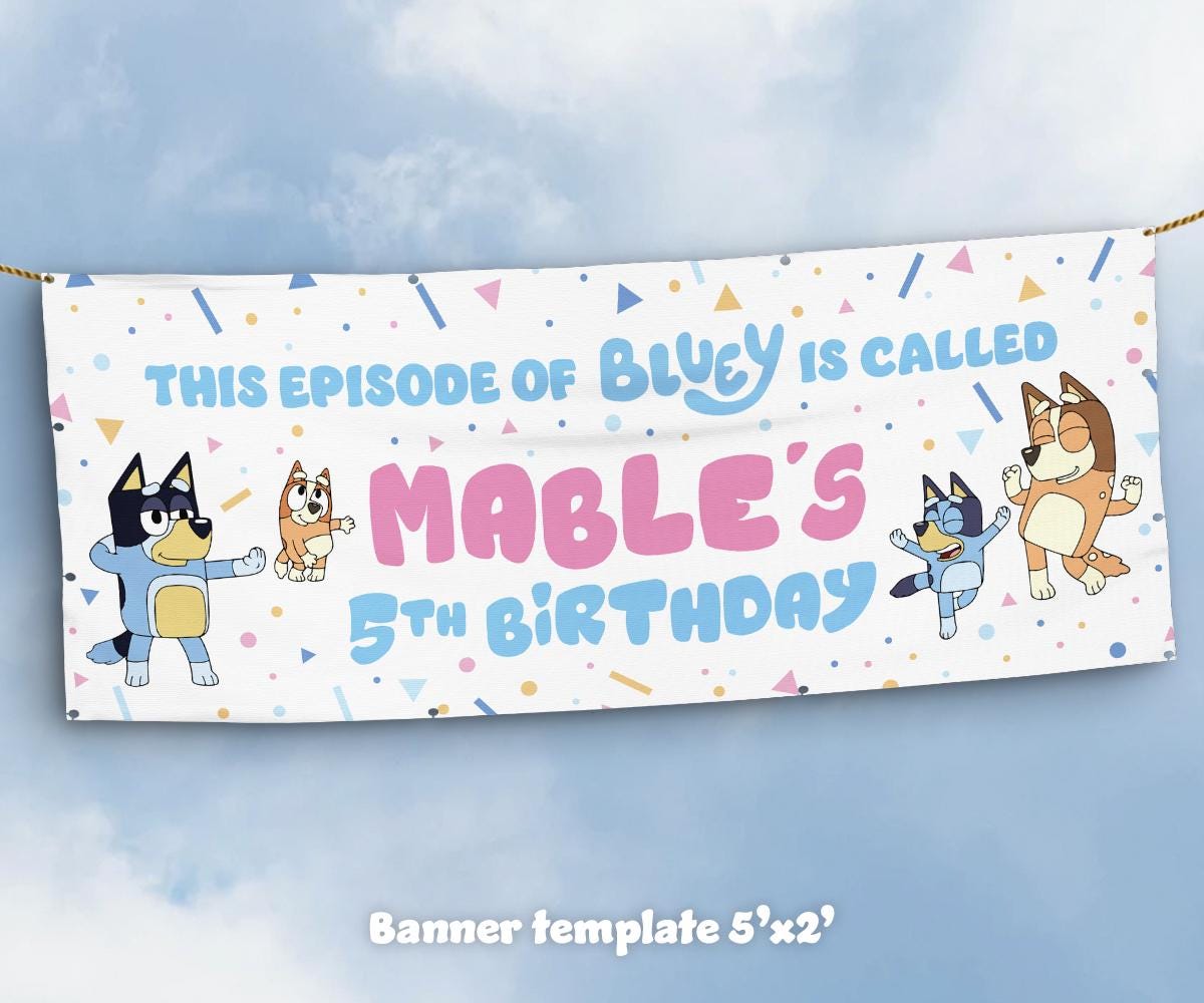 Personalized Birthday Banner