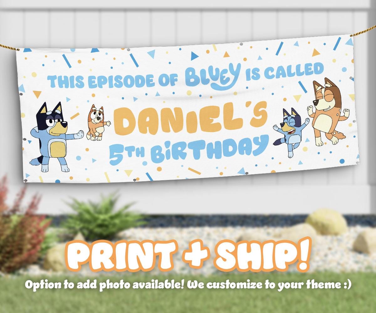 Personalized Birthday Banner