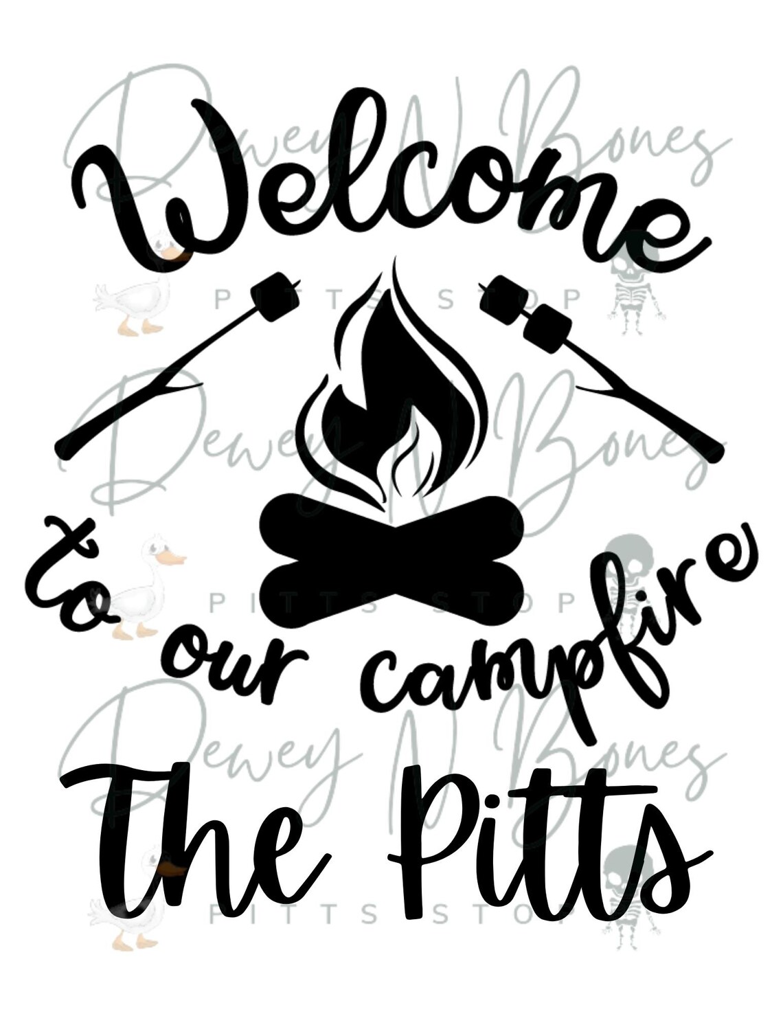 Camping Bucket Decal / Camping / Decals / Vinyl / Decal Only / Etsy